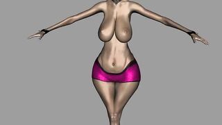 Belly Dancer CGI 3D