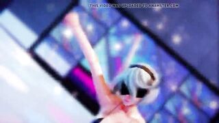 3D MMD - 2B Bubble Butt