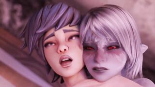 Ava Gets Anally Creampied By Futa Raeza