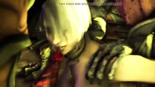 3D Big Boobs Chick Gets Brutal Fuck from Lizard Squad