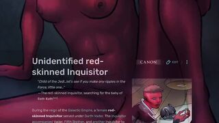 Star Wars inquisitior seduction timelapse by Berrythelothcat