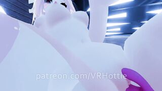 Slut Grinding With Lovense Has Shaking Orgasm Teasing Face Riding Dildo Ride VRChat POV Lap Dance