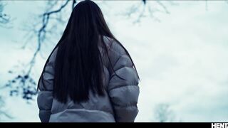 Hot Russian babe filled up with cum and fucked in all holes