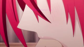 Rias Gets Caught Giving Blowjob to Issei’s Big Cock Until He Cums in Her Mouth - HENTAI Parody