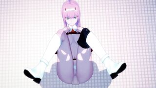 Darling in the Franxx Zero Two craves for dick