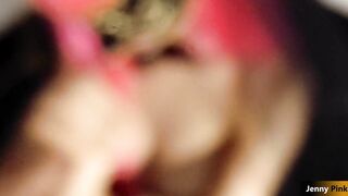 con questa faccia da porca ho voglia di farti un pompino! Jenny Pink