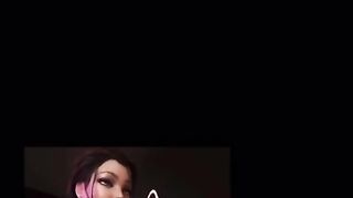 3D HQ Brunette Titjob Big tits Breast Expansion POV w/ Sound added