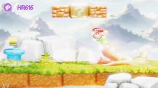 Tiny Plumber Trapped Inside Blonde Princess Butt Tries to Escape– 3D short