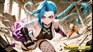 Jinx Breaks Goku’s power cock : Wild Blowjob, Hard Anal & Massive Facial in the Wasteland – AI Hentai Uncensored