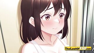 Wife Trapped in the Elevator – XXX Fantasy with Neighbor AI Animated HENTAI UNCENSORED