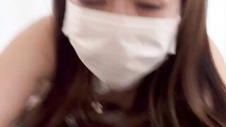 【コスプレハメ撮り】バックでガン突きされる変態うさちゃん♡エッチな自撮りも見て♡ハメ撮り♡