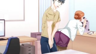 Horny Slut Doctor Gets Fucked By Patient On The Consulting Table ( Anime )