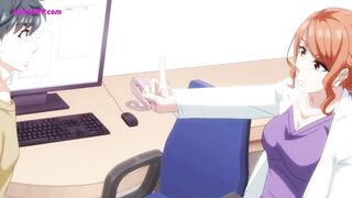 Horny Slut Doctor Gets Fucked By Patient On The Consulting Table ( Anime )