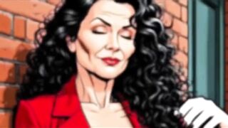 Casting for a 40-year-old Sexy Slut. Cartoon. MILF Black Stockings