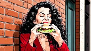 Casting for a 40-year-old Sexy Slut. Cartoon. MILF Black Stockings