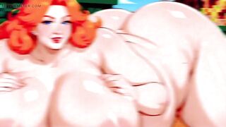 Extreme Ugly BBW Cartoon Style Porn in Minecraft World