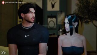 3D Sims 4 - Intense Rough sex at my friends house