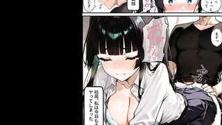 [Full color manga] Big-breasted office lady in uniform cosplay "Inari-san did it again 2"