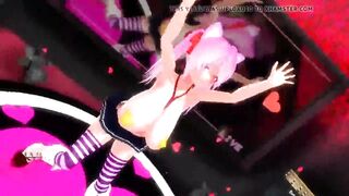 MMD large breasts appeal to dance