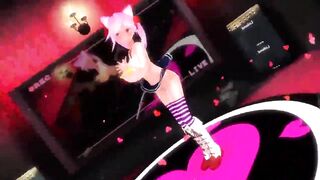 MMD large breasts appeal to dance