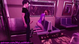 My Lust Wish Game - Ashley Getting Fucked On Her Way To Uni
