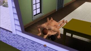 Cheating on husband while talking on the phone | 3d porn game