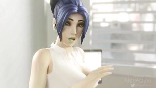 Overwatch - Mercy Giving Blowjob & Getting Creampied in the Office (4K Animation with Sound)