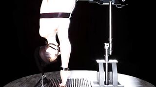Gagged Slave Chained Up 3D BDSM Bondage Animation