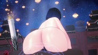 Genshin impact Yelan Blacked