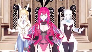 【KKVMD MMD】Girl's Day - Expectation アルトリア〔ランサー〕 妖精騎士トリスタン モルガン【FateGrand Order】