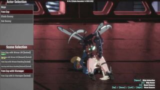 Ophelia Plays 'Pure Onyx' - Animation Gallery - Fem Cop & Vioreaper (No Commentary)