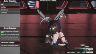 Ophelia Plays 'Pure Onyx' - Animation Gallery - Fem Cop & Vioreaper (No Commentary)