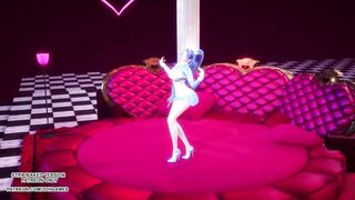 [MMD] SUNMI - Heart Burn Kaisa Sexy Kpop Dance League Of Legends KDA Uncensored Hentai R18