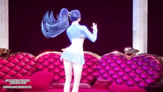 [MMD] SUNMI - Heart Burn Kaisa Sexy Kpop Dance League Of Legends KDA Uncensored Hentai R18