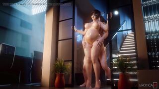 Overwatch - Pregnant Mei Thigh Sex (Animation with Sound)
