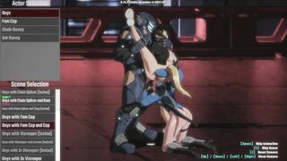 Ophelia Plays 'Pure Onyx' - Animation Gallery - Onyx, Fem Cop & Cop (No Commentary)