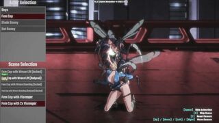 Ophelia Plays 'Pure Onyx' - Animation Gallery - Fem Cop & 2 Vioreapers (No Commentary)