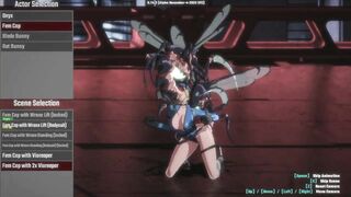 Ophelia Plays 'Pure Onyx' - Animation Gallery - Fem Cop & 2 Vioreapers (No Commentary)