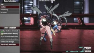 Ophelia Plays 'Pure Onyx' - Animation Gallery - Fem Cop & 2 Vioreapers (No Commentary)