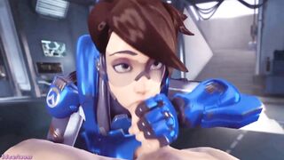 TRACER SUCKS LEAVES THE BOYFRIEND AND TAKES THE MILK