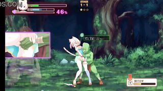Cute blonde in hentai ryona sex with green men in Stray c of belhein new hentai gameplay