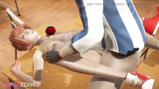 Ash fucks lovely Misty at college Pokemon Cartoon Porn