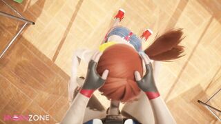 Ash facefucking the lovely Misty in school Pokemon cartoon porn