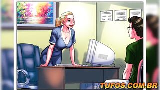 Nerd fucking the doctor and the secretary at the same time - O Nerd Comedor EP.1