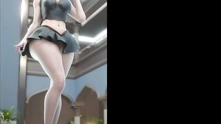 Athena Asamiya (The King of Fighters) - Triple BBC Cocks in Ass - 3d Anime, Porn Comics, Sex Animation, Rule 34, 60 fps