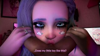 Tasty Toy : E-girls Edition Giantess Blowjob POV