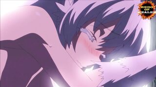 HENTAI ANAL ride, Redo of Healer FUCK RIDING ASS Busty rides cock HERO fucks big boobs Bouncing tits