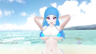 Beach Boobie Flexing ????️