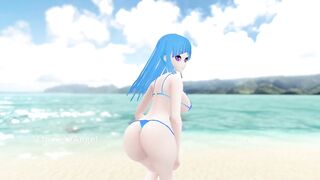 Beach Boobie Flexing ????️