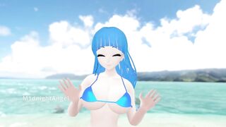 Beach Boobie Flexing ????️